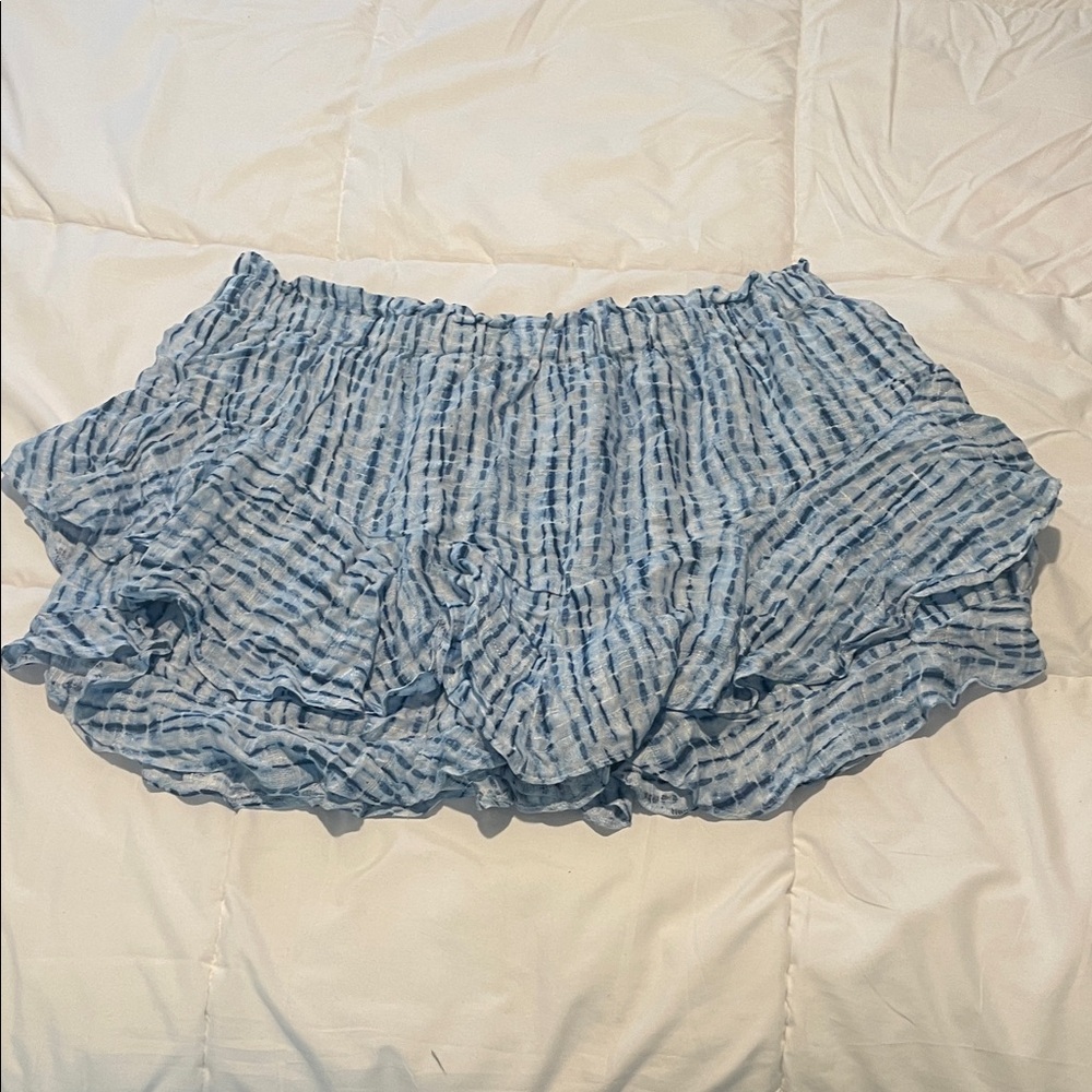 Aeropostale Blue Striped Skirt